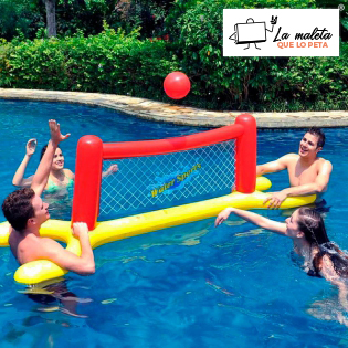 Red voleibol hinchable.