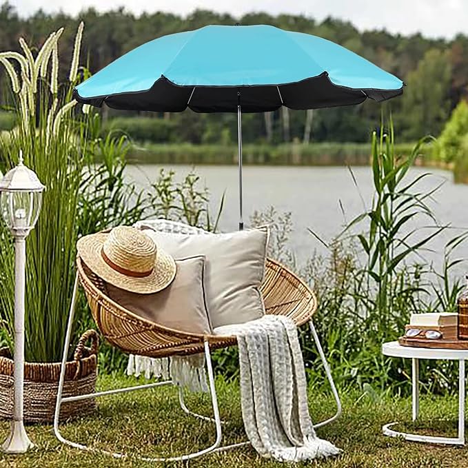 sombrilla-silla-jardin Sombrilla para silla de jardín o playa.